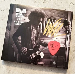 WILLIAM DUVALL autographed Live CD guitar pick Alice in Chains Greyson Nekrutman - Picture 1 of 8