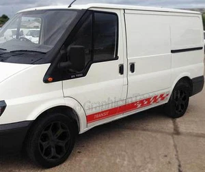 MK6 Transit Strisce Laterali, ST Sport Connect, Decalcomanie Grafiche Strisce Corpo Personalizzate - Foto 1 di 7