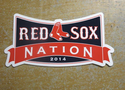 2014 Boston RED SOX NATION Sticker RARE !!! NEW !!!! - Image 1 of 3