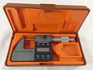 Mitutoyo 293-311 Digimatic Micrometer 0-1" Range 0.001mm Graduation with Case - Picture 1 of 13