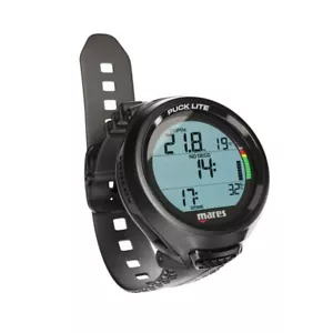 Computadora de buceo de muñeca Mares Puck Lite - negra - factores de nitrox/gradiente 414172 - Imagen 1 de 5