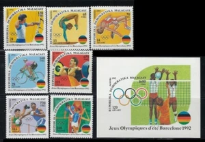 Malagasy 1072-78A MNH 1992 Olympics (an7687) - Picture 1 of 1