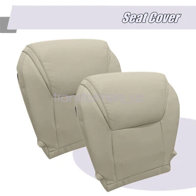 New Both Side Bottom Perforated Leather Seat Cover Tan For 2008-2015 Lexus Lx570 - Image 1 of 4