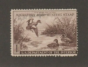 EDSROOM-9530 US RW9 No Gum 1942 Federal Duck Stamp CV$45 - Picture 1 of 2