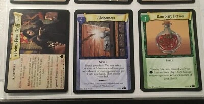 Harry Potter Trading Cards Adventures at Hogwarts (AaH) Complete UnCommon Set - Image 1 of 3