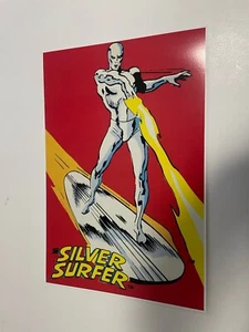 MARVEL COMICS THE SILVER SURFER RETRO POSTER PIN UP NEW. - Picture 1 of 3