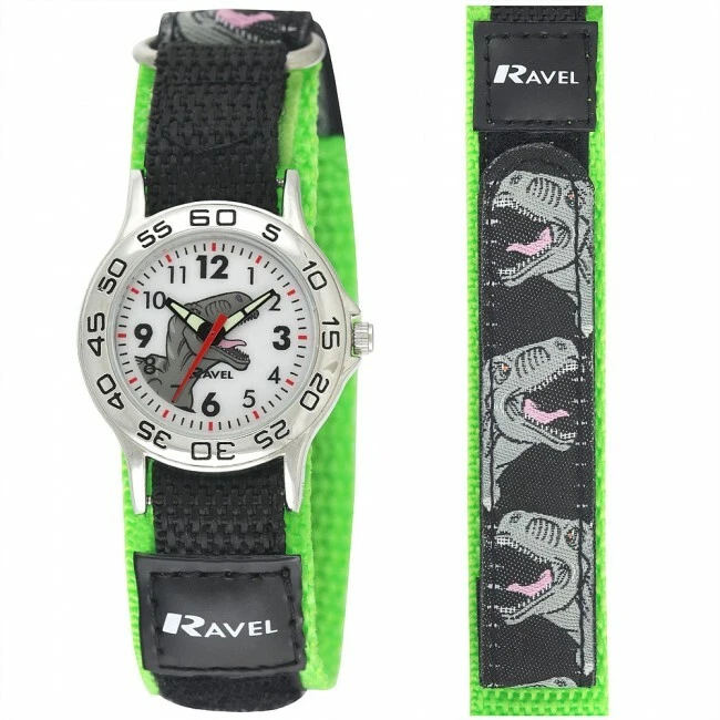 Ravel Kids Boy's Watch Dinosaur Easy Fasten Strap - Image 1 of 1