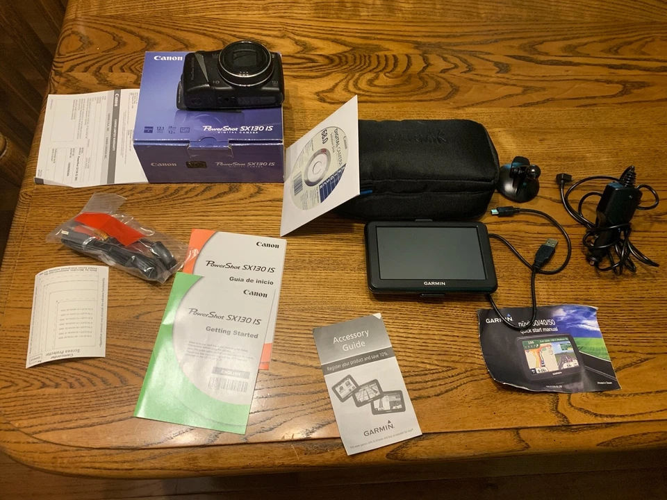 Garmin Nuvi 30/40/50 GPS System With Factory Manual & Storage Zipper Pouch FREE! - Image 1 of 4