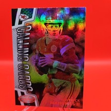 Patrick Mahomes Chiefs 2023 Panini Certified Calling Cards Football Card