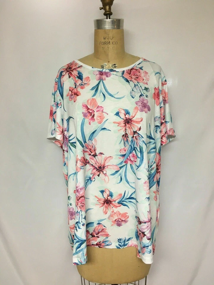 Ideology Womens White Fitness Workout Pullover Top Shirt Plus 2x BHFO 4256