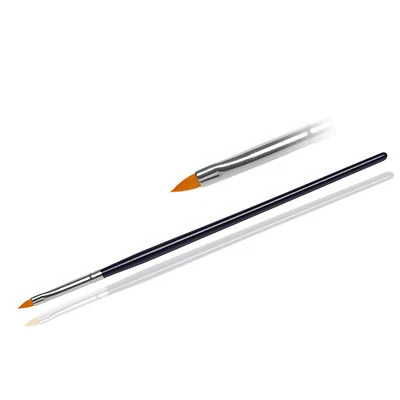 RM BEAUTYNAILS Katzenzungen UV Gel Pinsel Größe 4 Schwarzer Griff Brush Modellage Nail Art