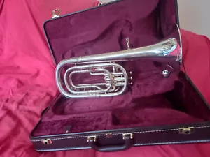 More details for bessen 700 bariton horn --silver plated  /reduced