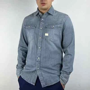 G star raw shirt denim slim fit overshirt size Medium - Picture 1 of 4