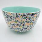 Liberty of London Anthropologie Blue Teal Floral Chintz Large Bowl 5.5 inch