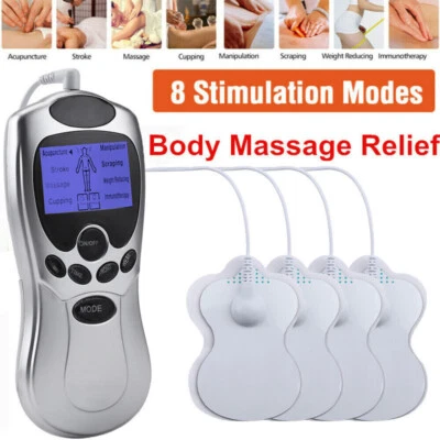 Electric Stimulation Pulse Muscle Massager Tens Unit Machine Therapy Pain Relief - Image 1 of 4