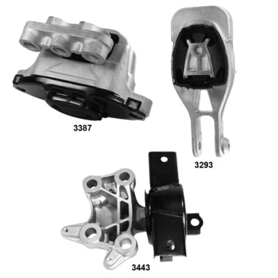 Engine Mounts & Transmission Mount 3PCS For Chevrolet Trax 22-18 L4-1.4L, AT - Image 1 of 4