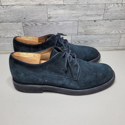 TODS синий замшевый Derby туфли размер 9 M платье туфли резиновая подошва - Изображение 1 из 4