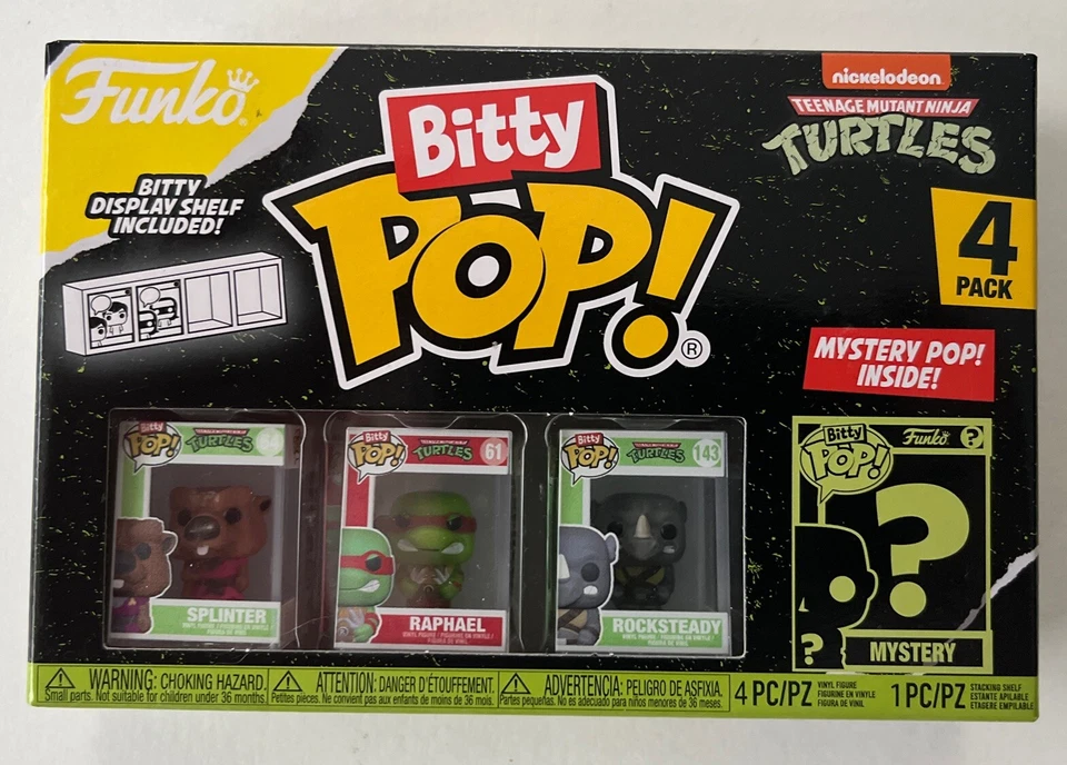 Funko Bitty Pop Teenage Mutant Ninja Turtles 4 Pk -