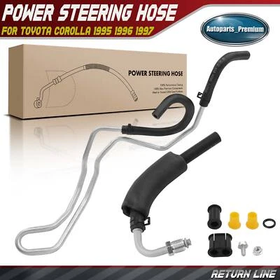 2x Conjunto de manguera de línea de retorno de dirección asistida para Toyota Corolla 1995 1996 1997 Foto 1 de 4