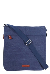KATANA Sac bandoulière unisexe toile garni cuir grande taille réf 6505 (4 coul. - Imagen 1 de 21