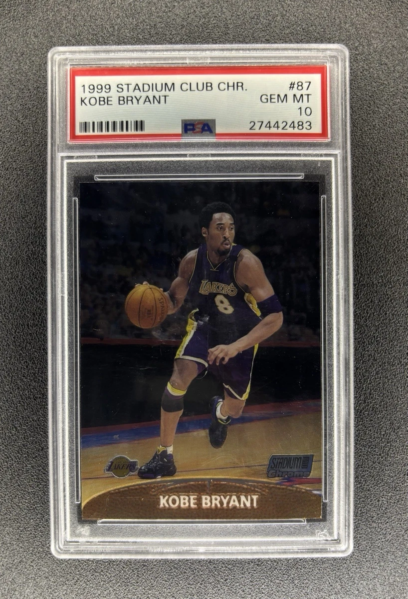 Kobe Bryant 10 Graded Basketball Sports Trading Cards