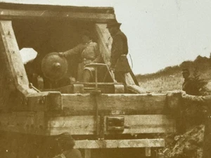 1865 Unknown Soldiers With Canon On Train Yankees Or Confederate? - Picture 1 of 3