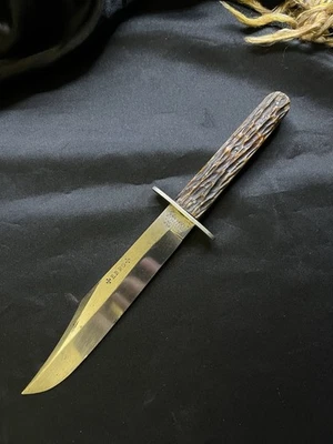 6” ALFRED WILLIAMS SHEFFIELD ENGLAND BOWIE HUNTING KNIFE - Image 1 of 3