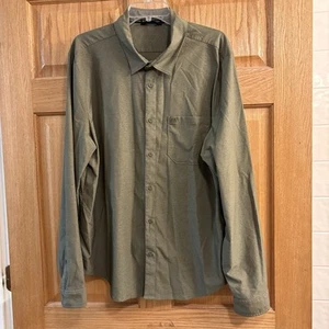 Camicia uomo motivo Kuiu 2XL XXL manica lunga elasticizzata foresta verde militare tasca - Foto 1 di 7