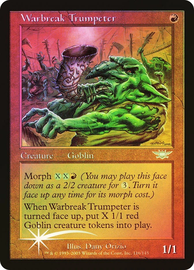 MTG FOIL Warbreak Trumpeter  - Legions #116 - Image 1 of 1