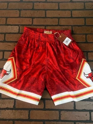 Pantalones Cortos de Baloncesto CHICAGO BULLS Mitchell & Ness Swingman CNY 4.0 ~Nunca Usados~ Foto 1 de 4