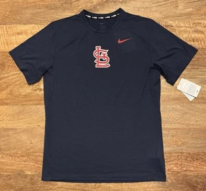 St Louis Cardinals Baseball Team MLB Nike Dri-Fit T-Shirt Mens Size Large BNWT - Picture 1 of 5