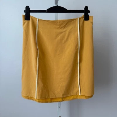 ModCloth Mustard Yellow Mini Skirt sz 20 Retro 60's style - Image 1 of 4