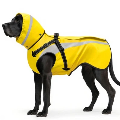 Oslueidy Impermeabile per Cani Cappotto Cane Ombrello per Cani Vestiti - Immagine 1 di 4