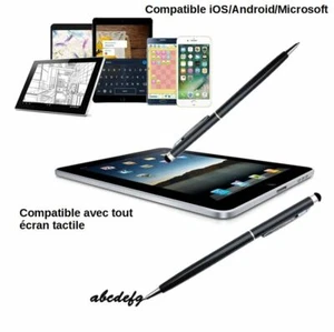 STYLET/STYLO 2en1 UNIVERSEL ÉCRAN TACTILE SMARTPHONE APPLE SAMSUNG HUAWEI GPS... - Zdjęcie 1 z 4