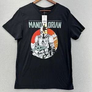 Star Wars Mandalorian T-Shirt The Child Grogu Mando schwarz Gr. L Mad Engine GESCHENK - Bild 1 von 7