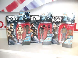 Star Wars ROGUE ONE 3,75" PAQUETE DE TRABAJO Shoretrooper, Jyn Erso y Bodhi Rook NUEVO  - Imagen 1 de 2