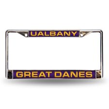 Albany Great Danes Chrome Metal Laser Cut License Plate Frame