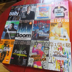 WIRED MAGAZINE 2007 FULL YEAR - UK Music PJ Harvey Terry Riley Throbbing Gristle - Picture 1 of 6