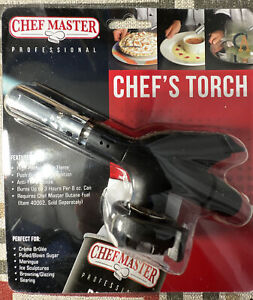 Chef Master Professional, Chef 's Torch w/ Built-in Ignitor & Regulator New!