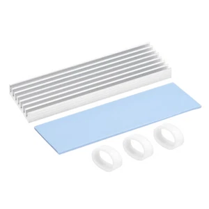 M.2 Aluminium Dissipateur Trousse 70x22x6mm Thermique Tampons pour 2280 SSD - Photo 1/4