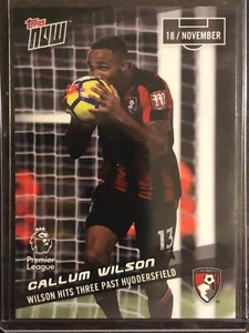2017 Topps Now PL Premier League #56 Callum Wilson AFC Bournemouth - Picture 1 of 2