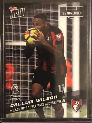 2017 Topps Now PL Premier League #56 Callum Wilson AFC Bournemouth - Image 1 of 2