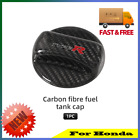 Carbon Fiber Oil Gas Fuel Cap Cover For Honda Civic TYPE R EP3 EK9 FN1 FD2 FC FK