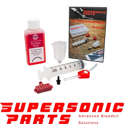 Entlüftungskit - Bleedkit für Shimano MTB Bremsen Service Kit + 100ml Mineralöl - Bild 1 von 3