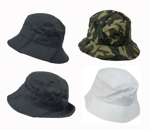 Bucket Hats Cap Cotton Outdoor Activities Fishing Camping Travel Sun Safari M/L - Picture 1 of 9