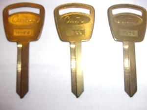 Curtis H56 Un-Cut Key Blanks Lot of 3 Fits 86-91 Ford Taurus Mercury Sable - Bild 1 von 1