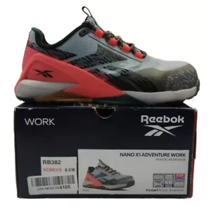 Reebok Work Nano X1 Adventure punta composita da lavoro donna Oxford US 8,5 W - Foto 1 di 8