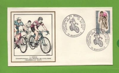 FDC 1972 - Championship Monde Cycling, Marseille-Gap ( Ref. 9032) - Image 1 of 2