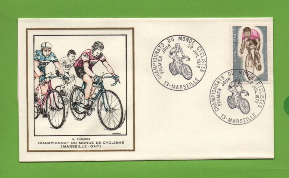 FDC 1972 - Championship Monde Cycling, Marseille-Gap ( Ref. 9032) - Image 1 of 2