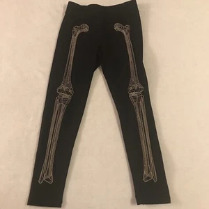 Gapfit Leggings Size Small Halloween Skeleton Black - Picture 1 of 7
